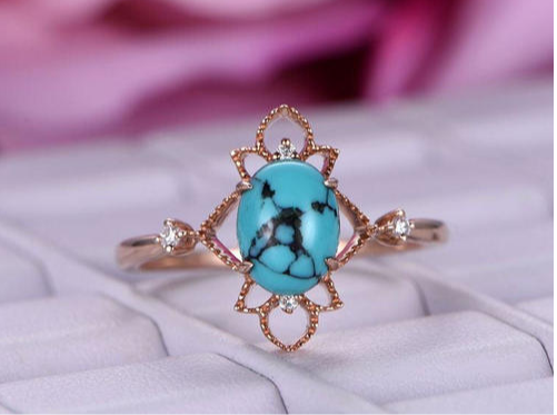 turquoise engagement ring